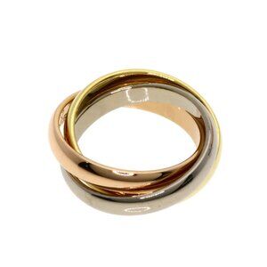 CARTIER 18k Yellow Gold Trinity Charm Bracelet